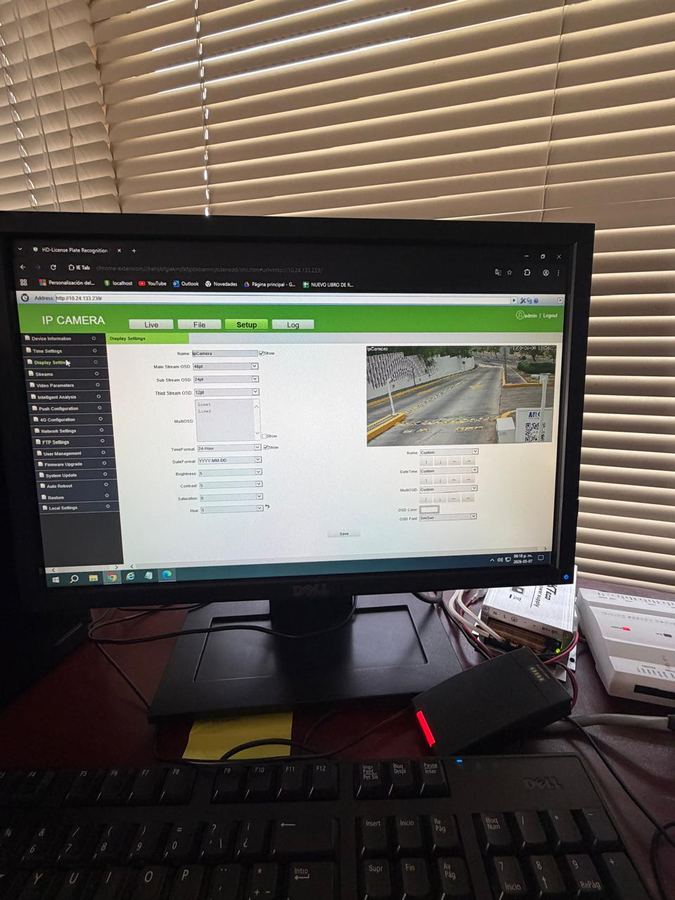 Configuración de cámara IP